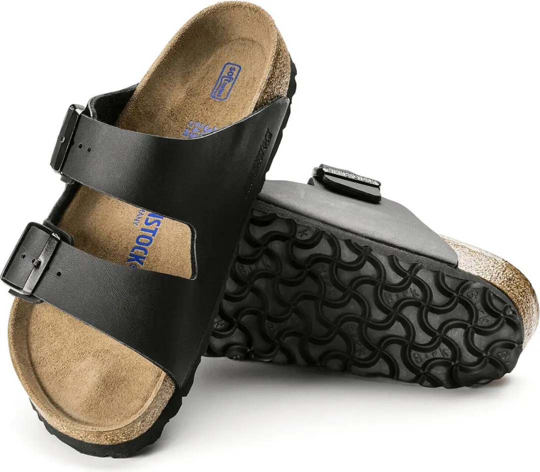 Birkenstock Arizona Birko-Flor Sandalen - Zwart - afbeelding 5 van 6