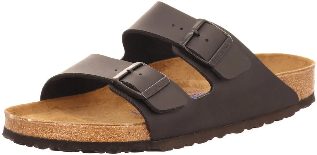 Birkenstock Arizona Birko-Flor Sandalen - Zwart - afbeelding 2 van 6