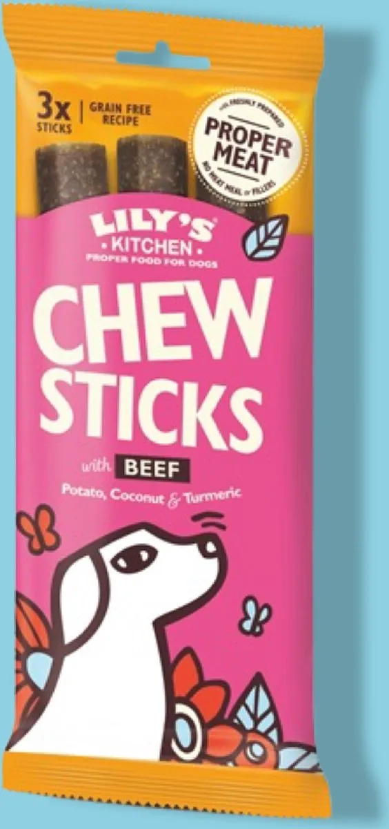 Lily's Kitchen Chew Sticks Beef Hondensnack