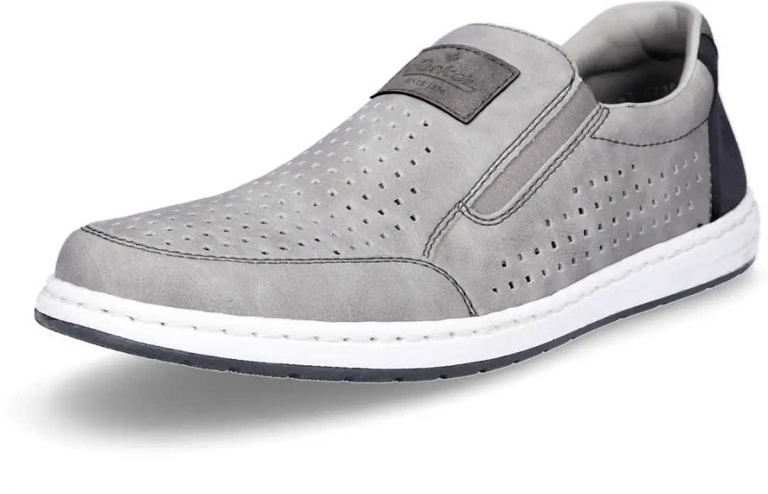 Rieker heren loafers grijs maat 46