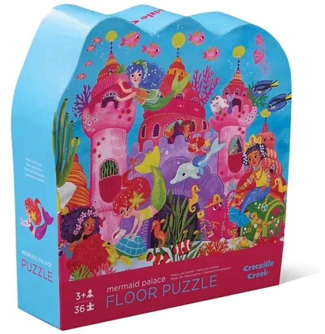 Crocodile Creek Zeemeermin Puzzel 36 Stuks - Multicolor