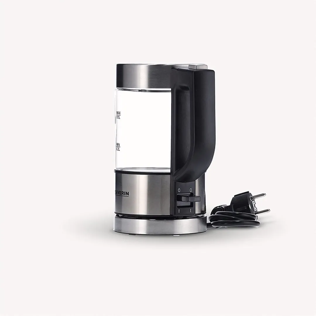 Severin WK 3472 Waterkoker 0,5L - Zilver/Zwart