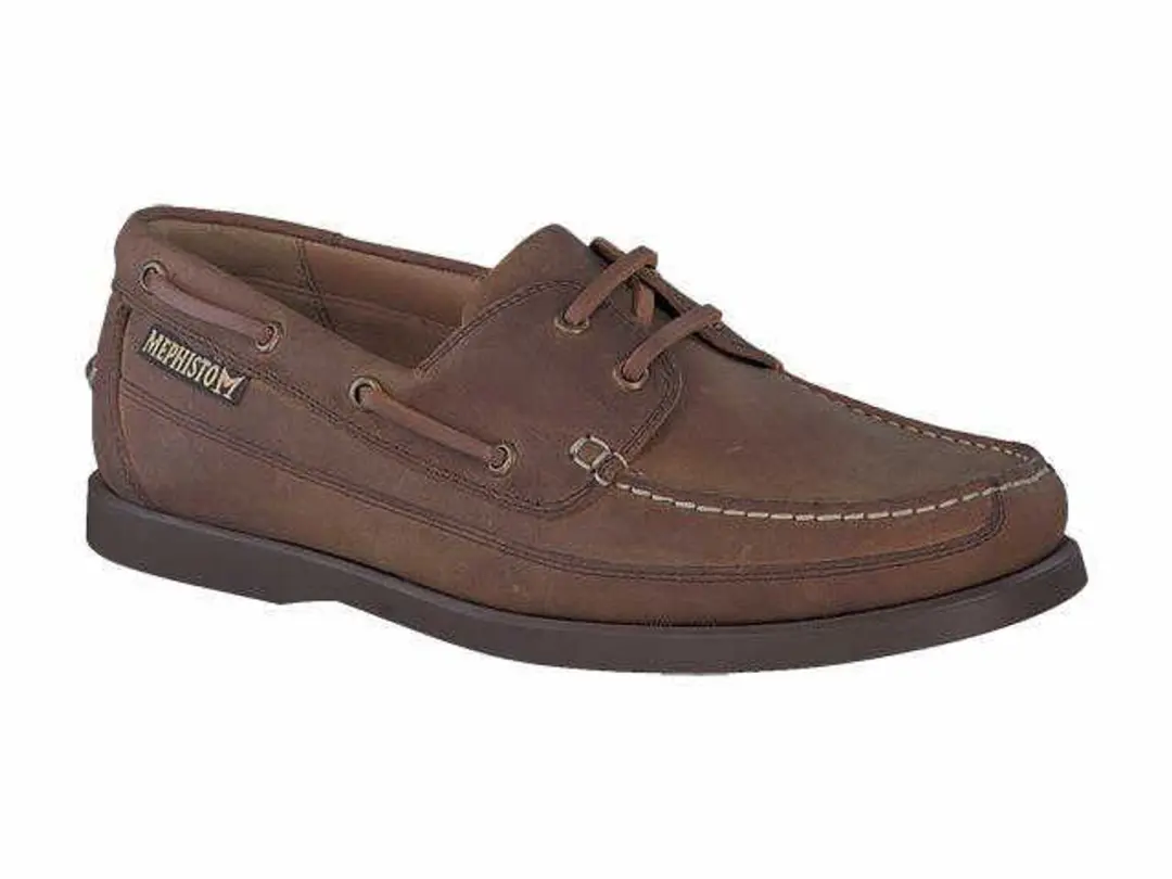 Mephisto Boating Bruine Bootschoen