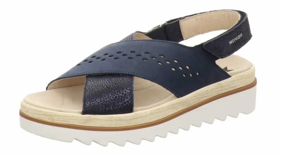 Mephisto dames sandalen blauw maat 42