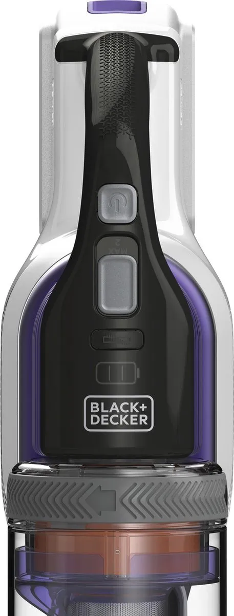 BLACK+DECKER BHFEV1825CP-QW 4-in-1 Stofzuiger - 18V 2.5Ah - Wit/Paars