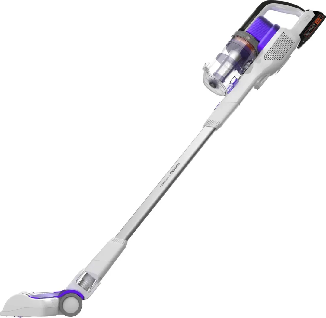 BLACK+DECKER BHFEV1825CP-QW 4-in-1 Stofzuiger - 18V 2.5Ah - Wit/Paars