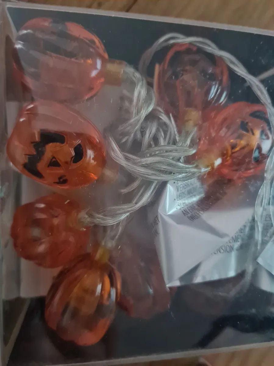 Grundig Melinera Halloween Lichtslinger Pompoenen - 10 LED - Wit