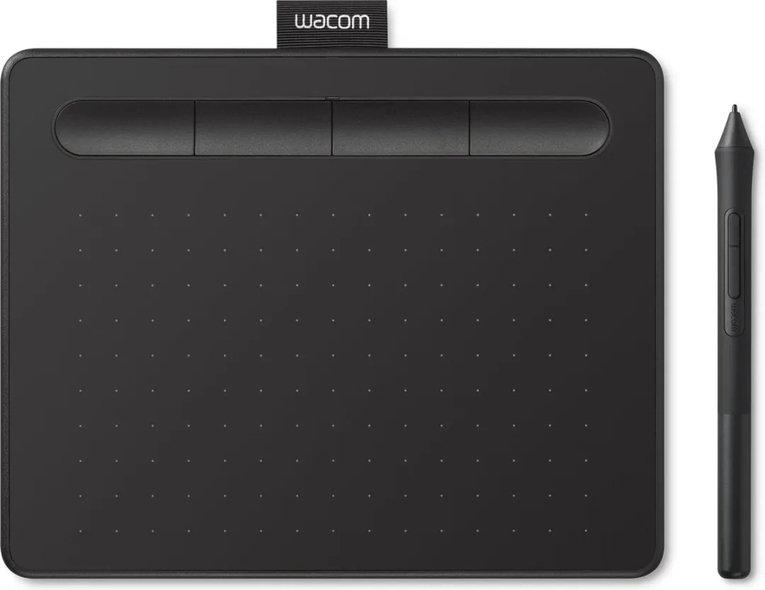 Wacom Intuos Small - Tekentablet - 152 x 95 mm - Zwart