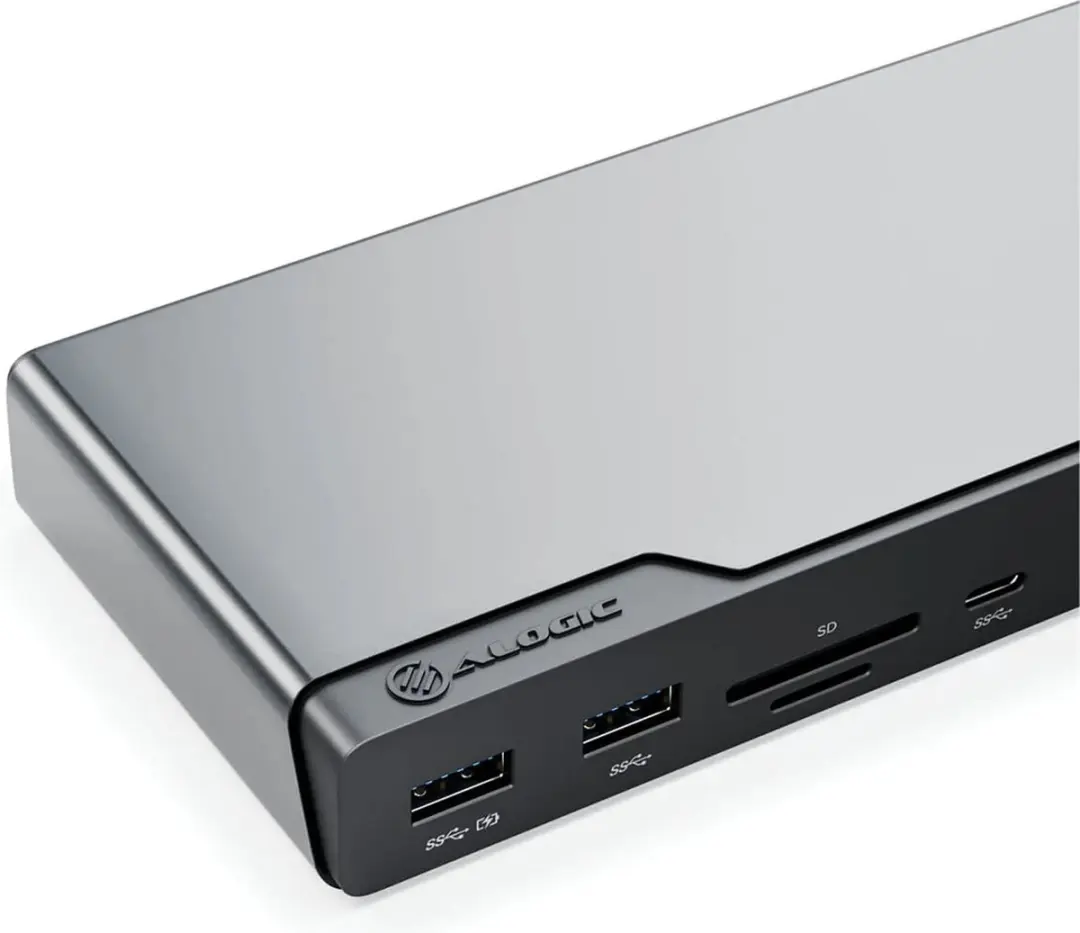 Alogic DUCDV4 Quad Display Dockingstation - Grijs - afbeelding 6 van 6