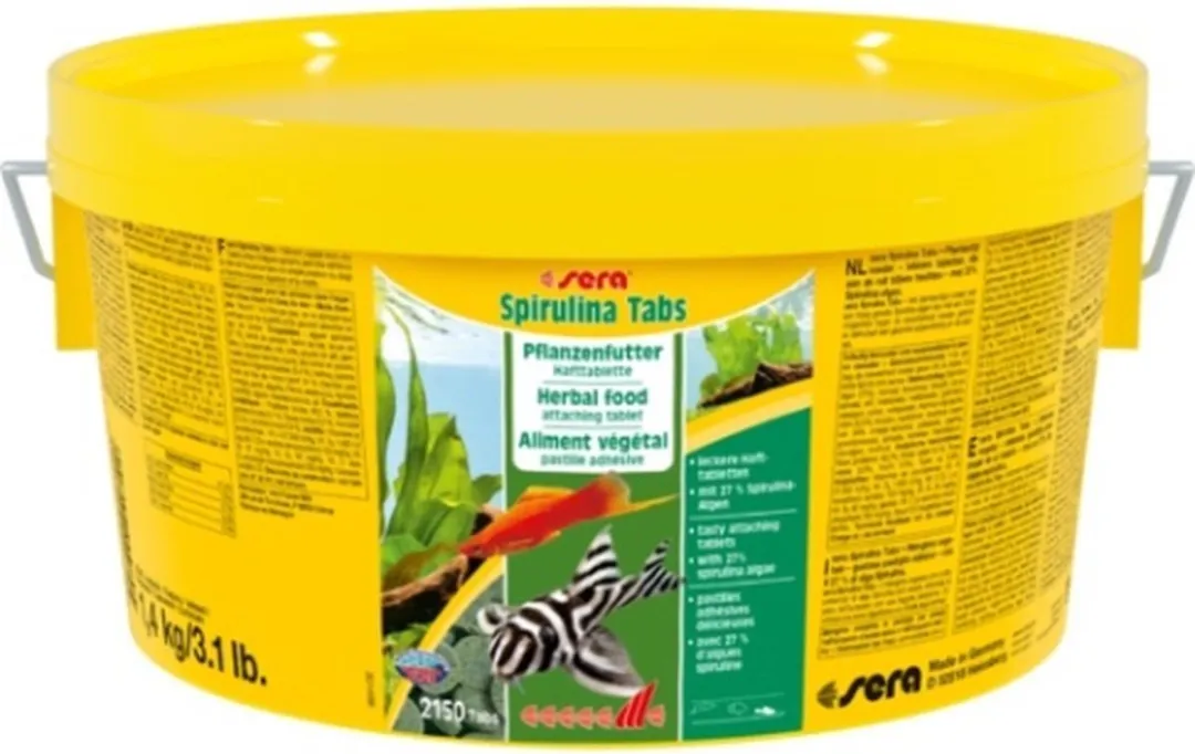 Sera Spirulina Tabs Nature 1,4kg - 2150 Stuks