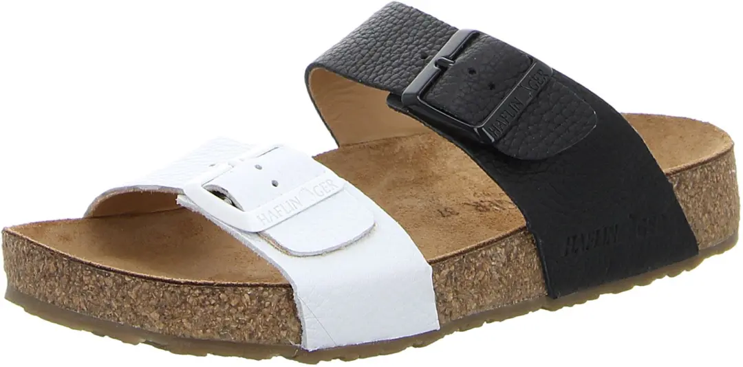Haflinger dames slippers zwart maat 40
