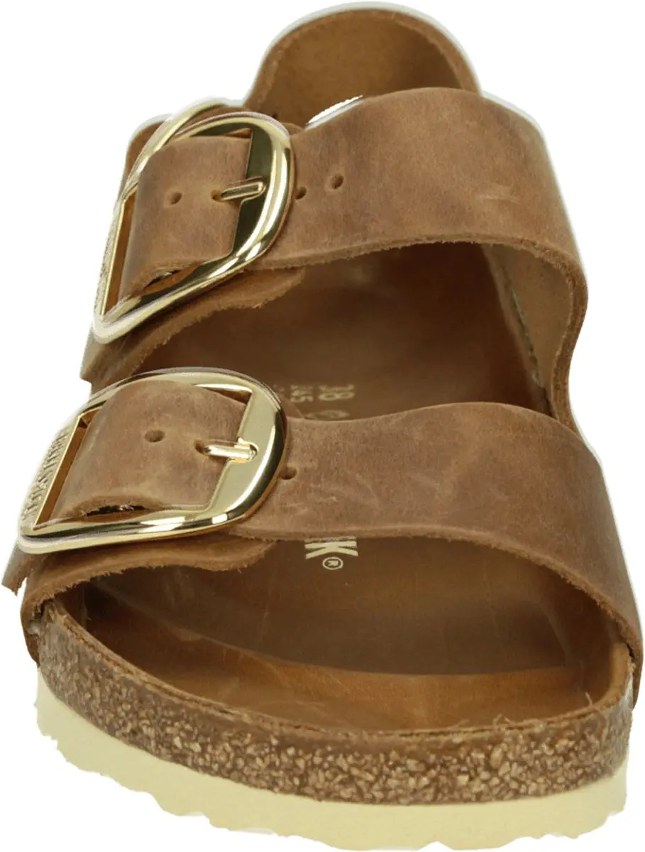 Birkenstock Milano Big Buckle Sandalen - Cognac - 39 - afbeelding 2 van 4