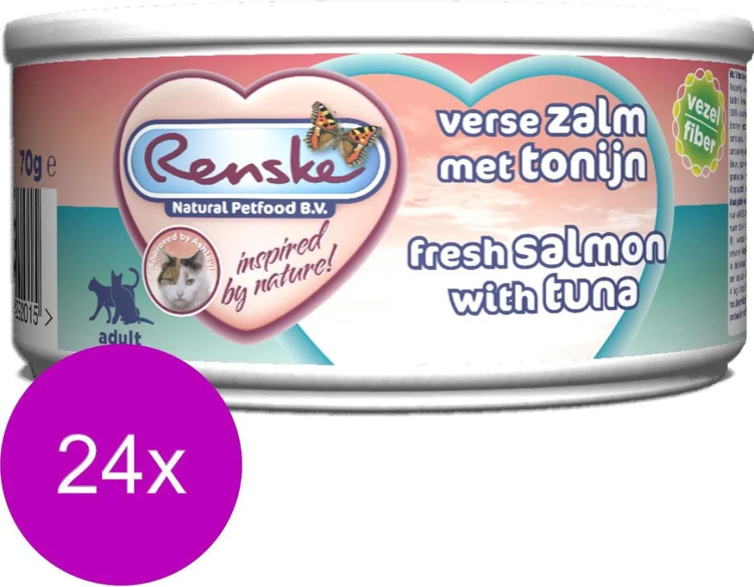 Renske Kat Adult Verse Tonijn & Zalm 70g