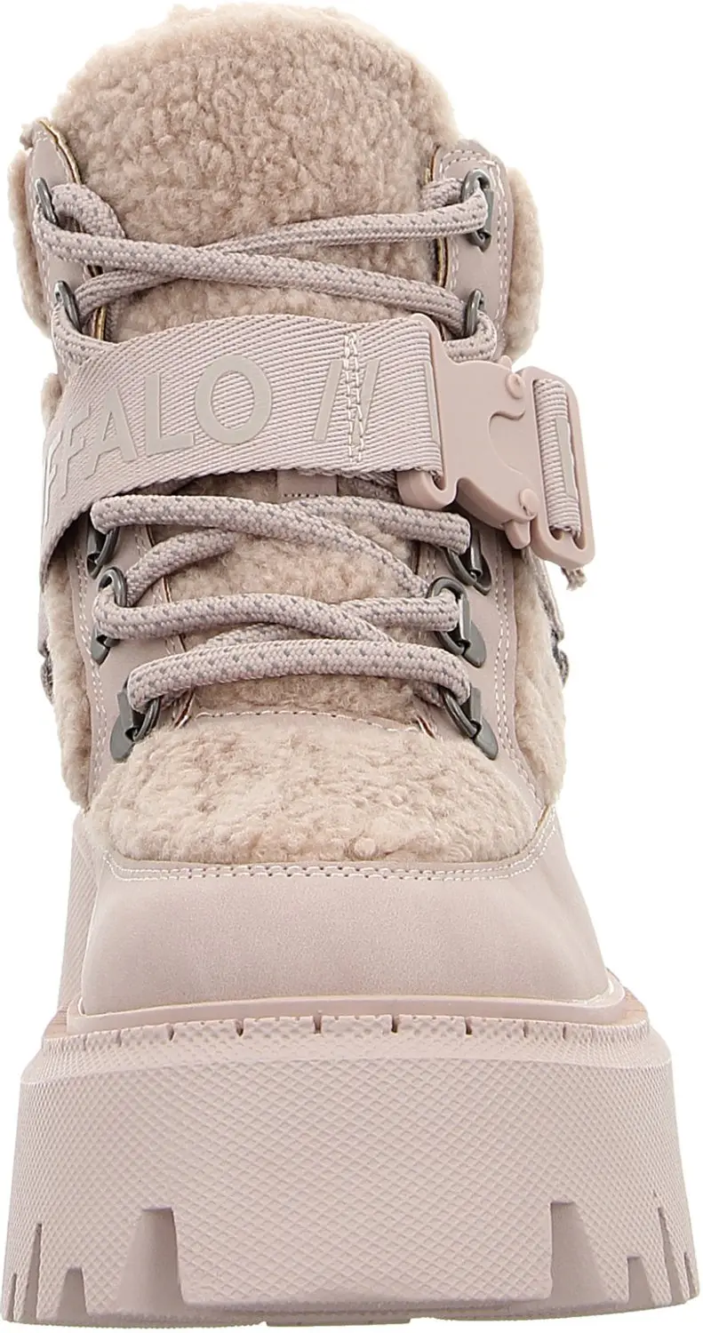 Buffalo Aspha Com 1 Warm Dameslaarzen - Roze - afbeelding 4 van 6