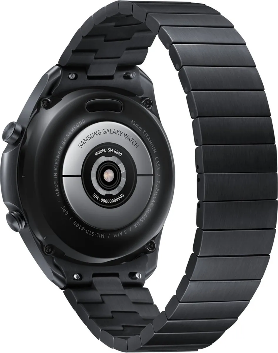 Samsung 22mm Titanium Horlogeband - Zwart