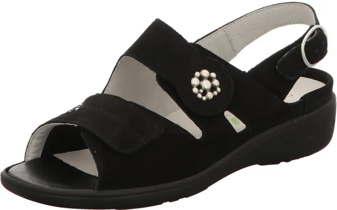 Waldläufer dames sandalen zwart maat 39
