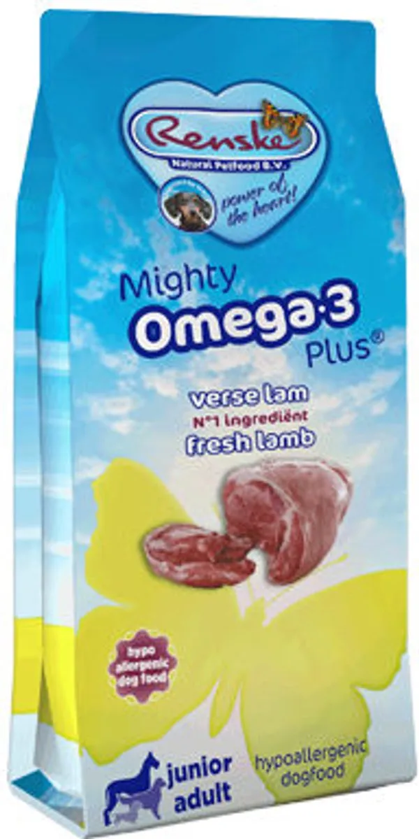 Renske Mighty Omega Plus Hondenvoer Kip - 3 kg