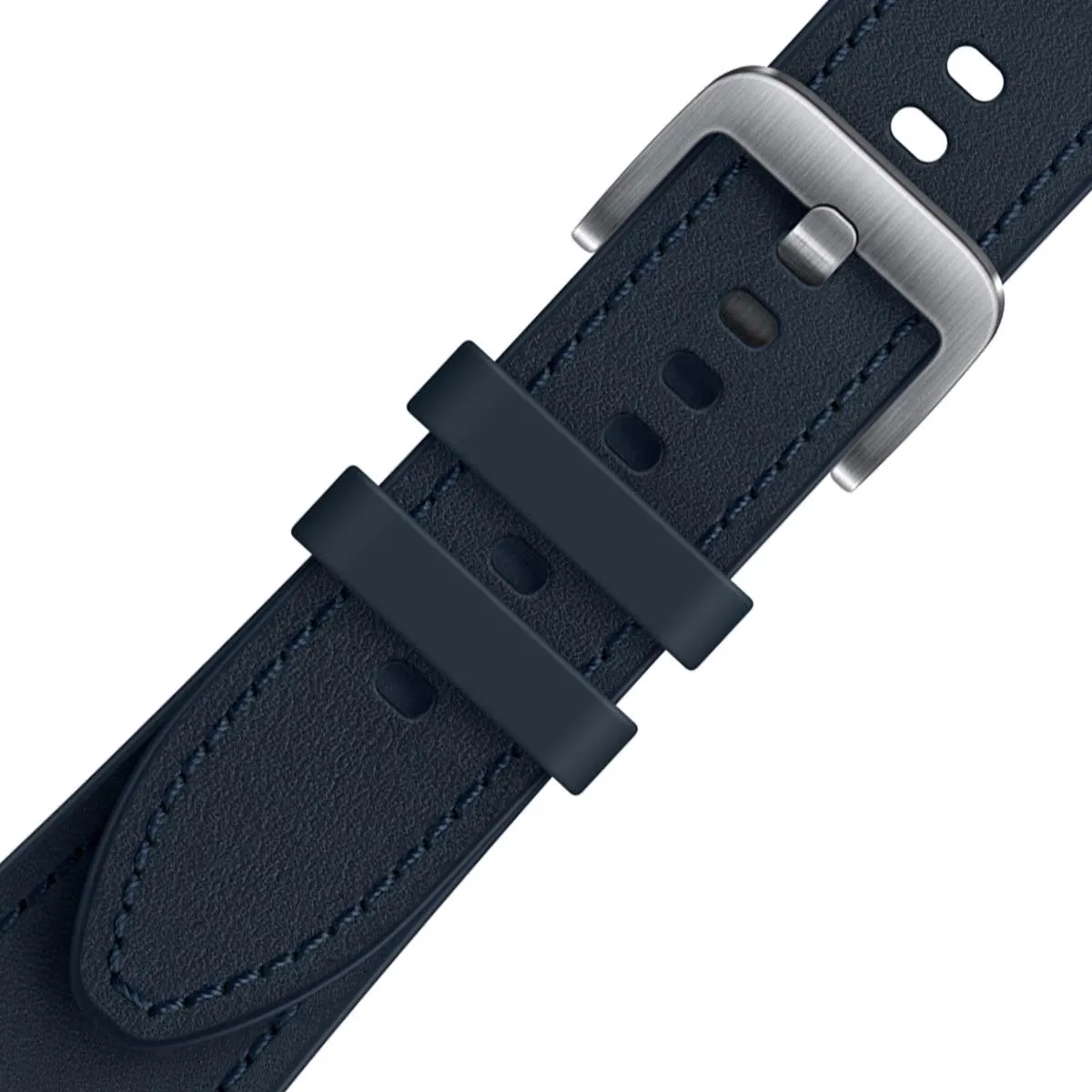 Samsung Galaxy Watch4 Hybrid Leerband M/L - Blauw