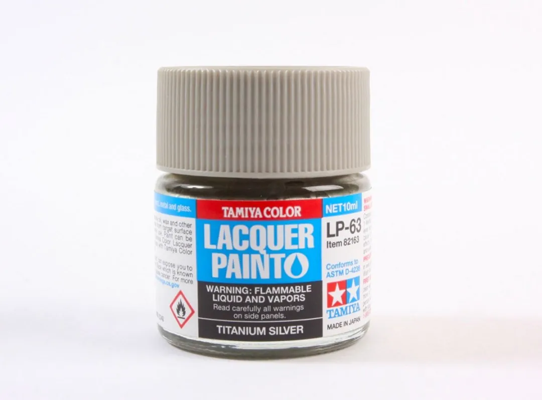 Tamiya Hobbyverf Olieverf LP-63 Titanium Silver 10ml
