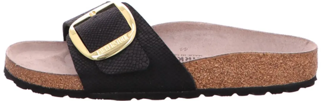 Birkenstock Madrid Big Buckle Dames Sandalen - Zwart - 38 - afbeelding 2 van 4