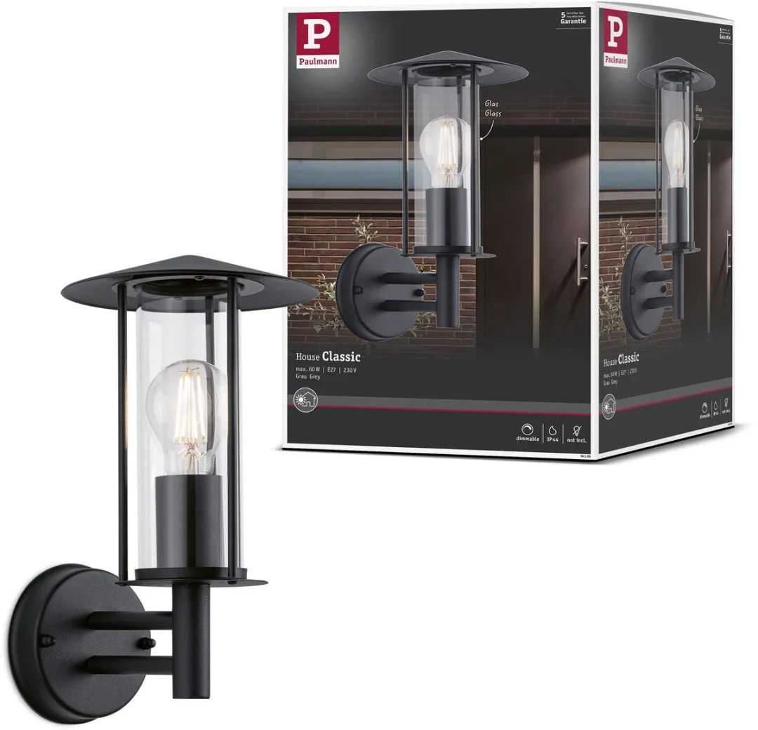Paulmann Classic Wandarmatuur IP44 15W
