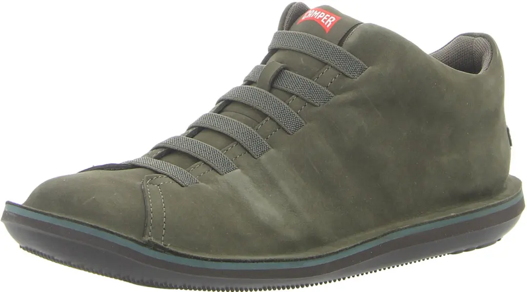 Leather Upper Lace-Up Shoes with Cushioned Insole