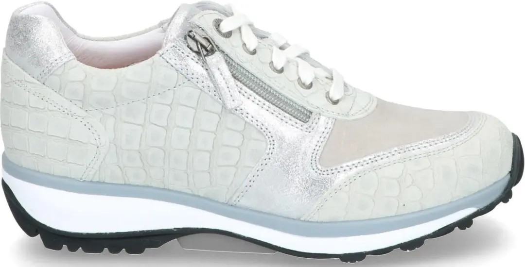 Xsensible Vrouwen Leren Crocoprint Lage sneakers / Damesschoenen 30103.2/Wembley