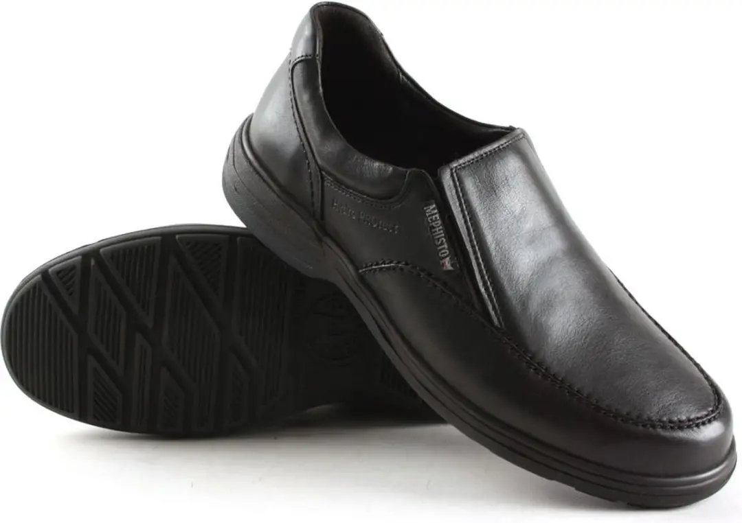 Mephisto DAVY Heren Instappers - Zwart - Maat 45 - afbeelding 5 van 6