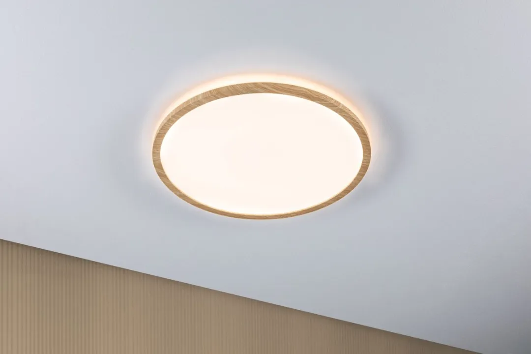 Paulmann Atria Shine LED-paneel 22W 2300lm 3000K - Houtlook