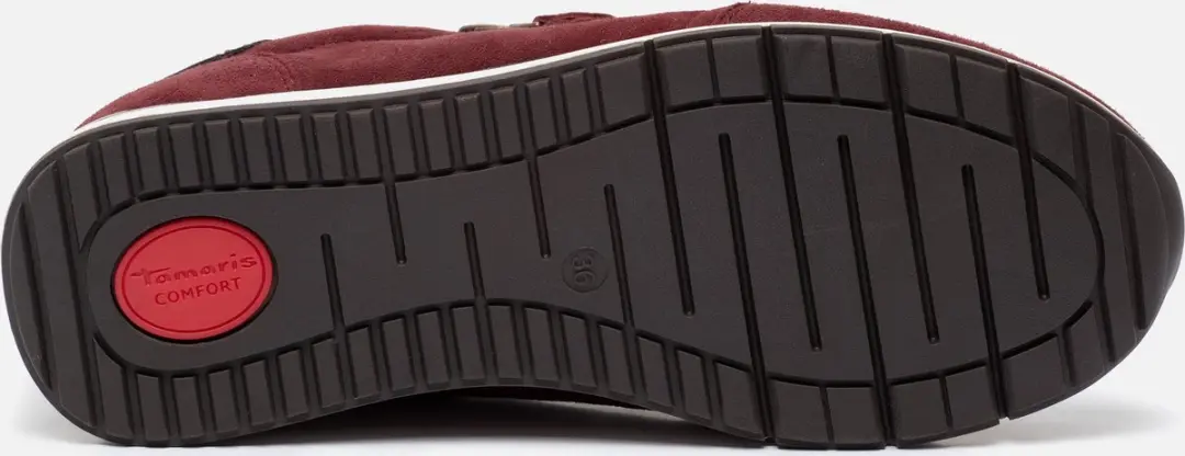 Tamaris Comfort Sneakers rood Leer - Dames - afbeelding 6 van 6