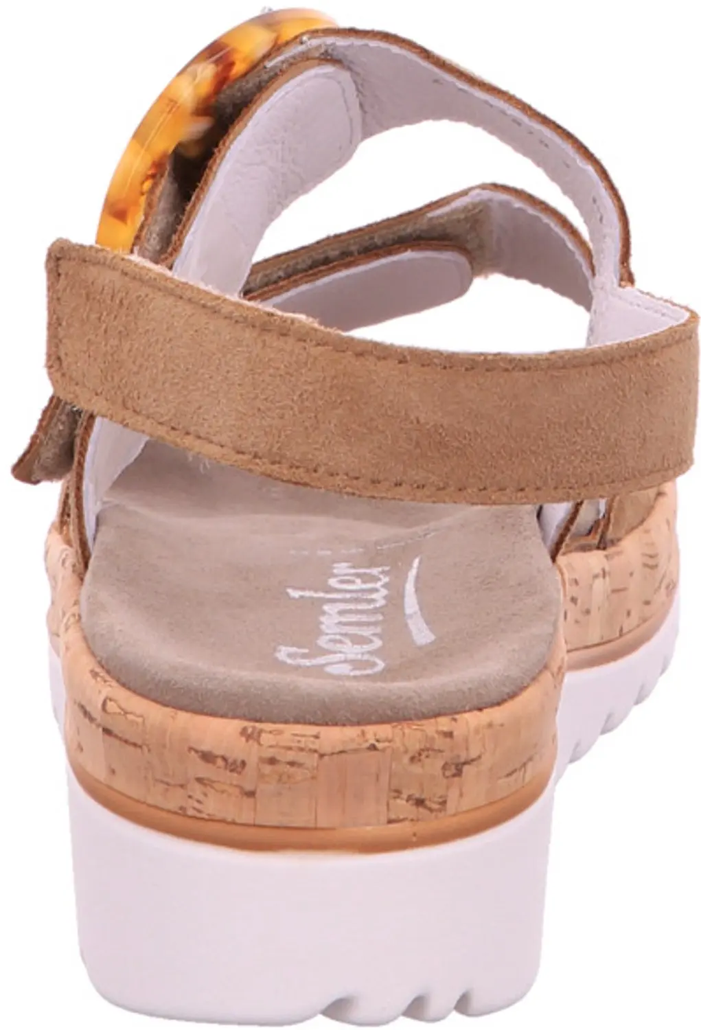 Semler dames slippers bruin maat 38.5