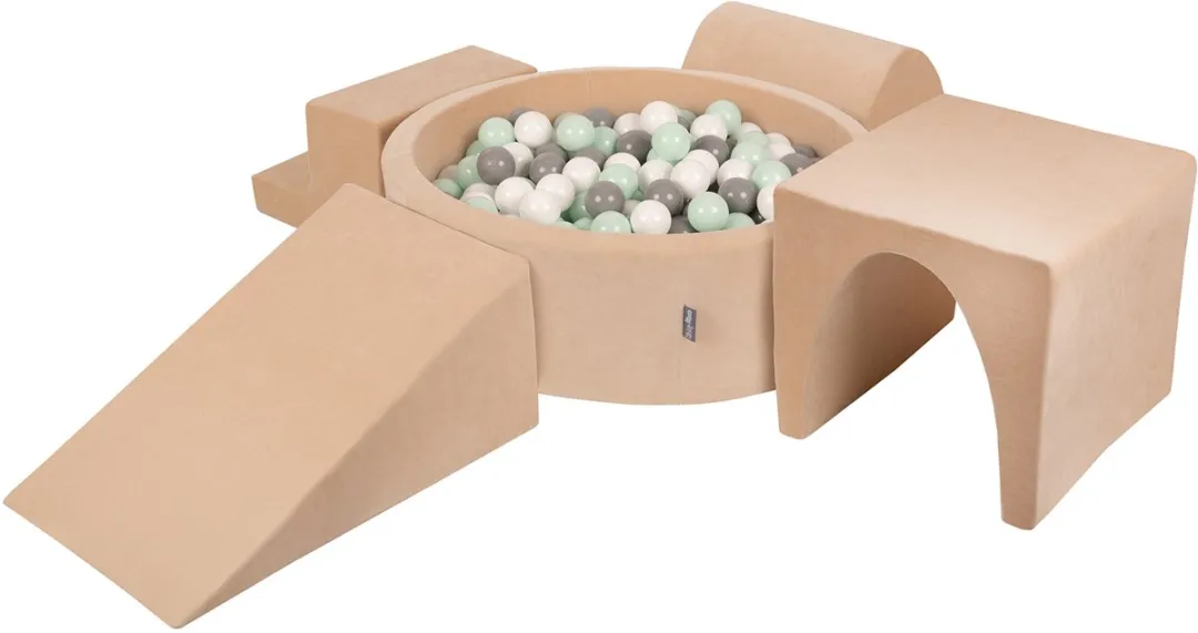 KiddyMoon Schuim Speeltuin VELVET PPZP-OK30V-125 300 Ballen