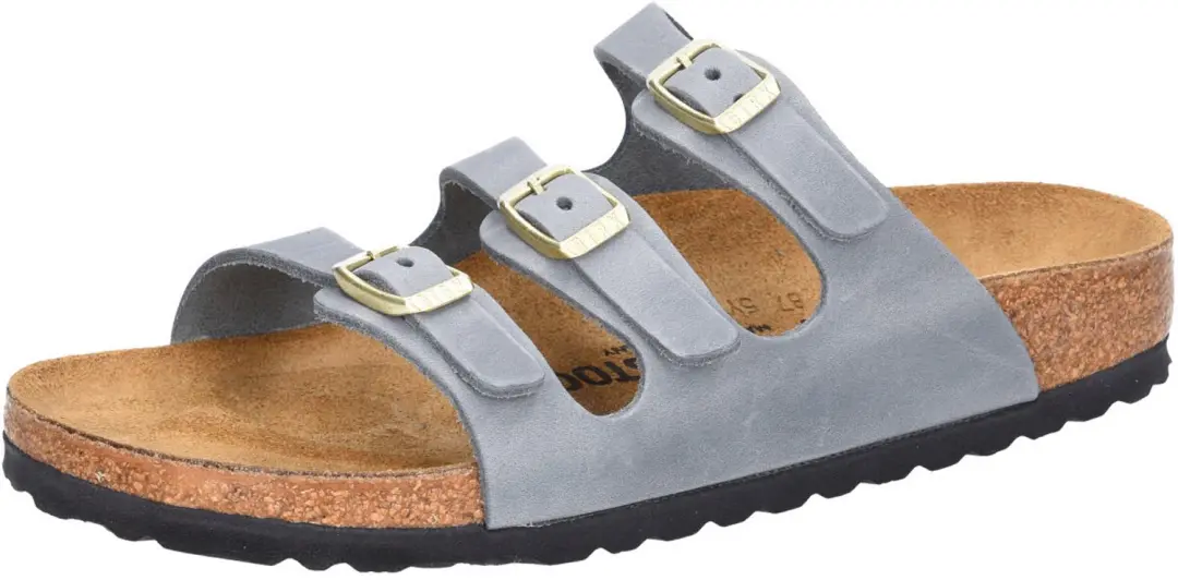 Birkenstock dames slippers grijs maat 37