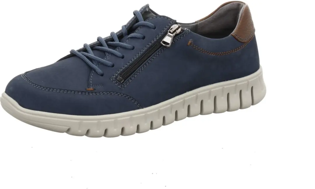 Waldläufer heren mocassins blauw maat 11½