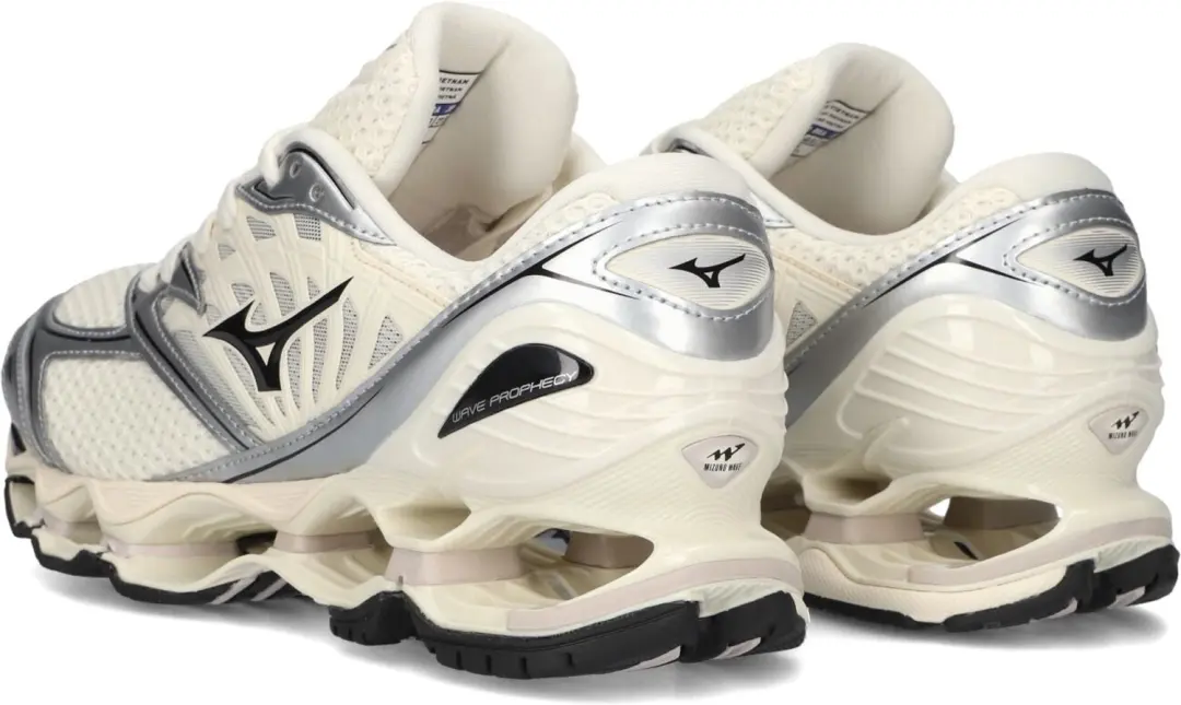 Mizuno Wave Prophecy LS Heren Sneakers - Creme - afbeelding 5 van 6
