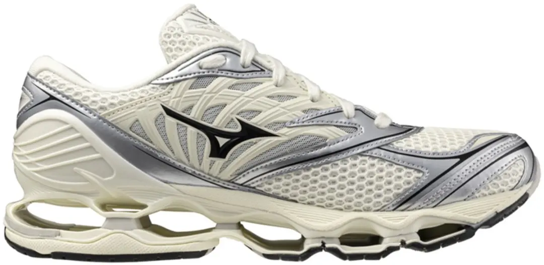 Mizuno Wave Prophecy LS Heren Sneakers - Creme - afbeelding 2 van 6