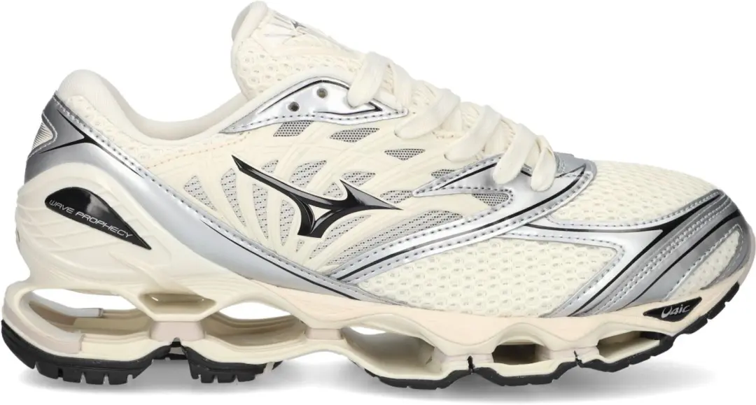 Mizuno Wave Prophecy LS Heren Sneakers - Creme - afbeelding 6 van 6