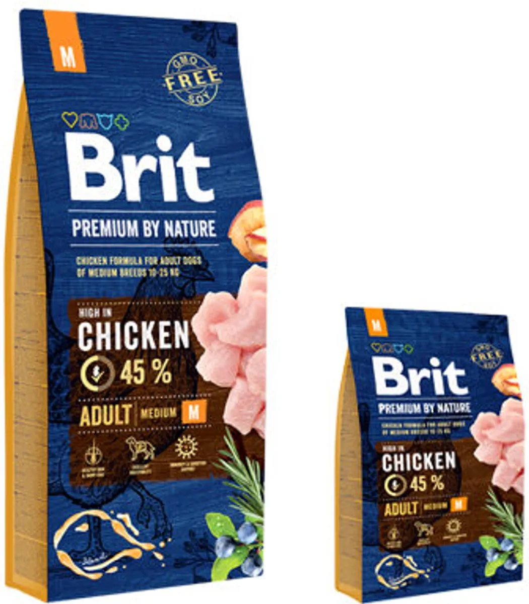 Brit Premium by Nature Adult Medium 3kg