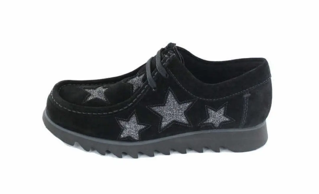 Sioux unisex instappers zwart maat 36