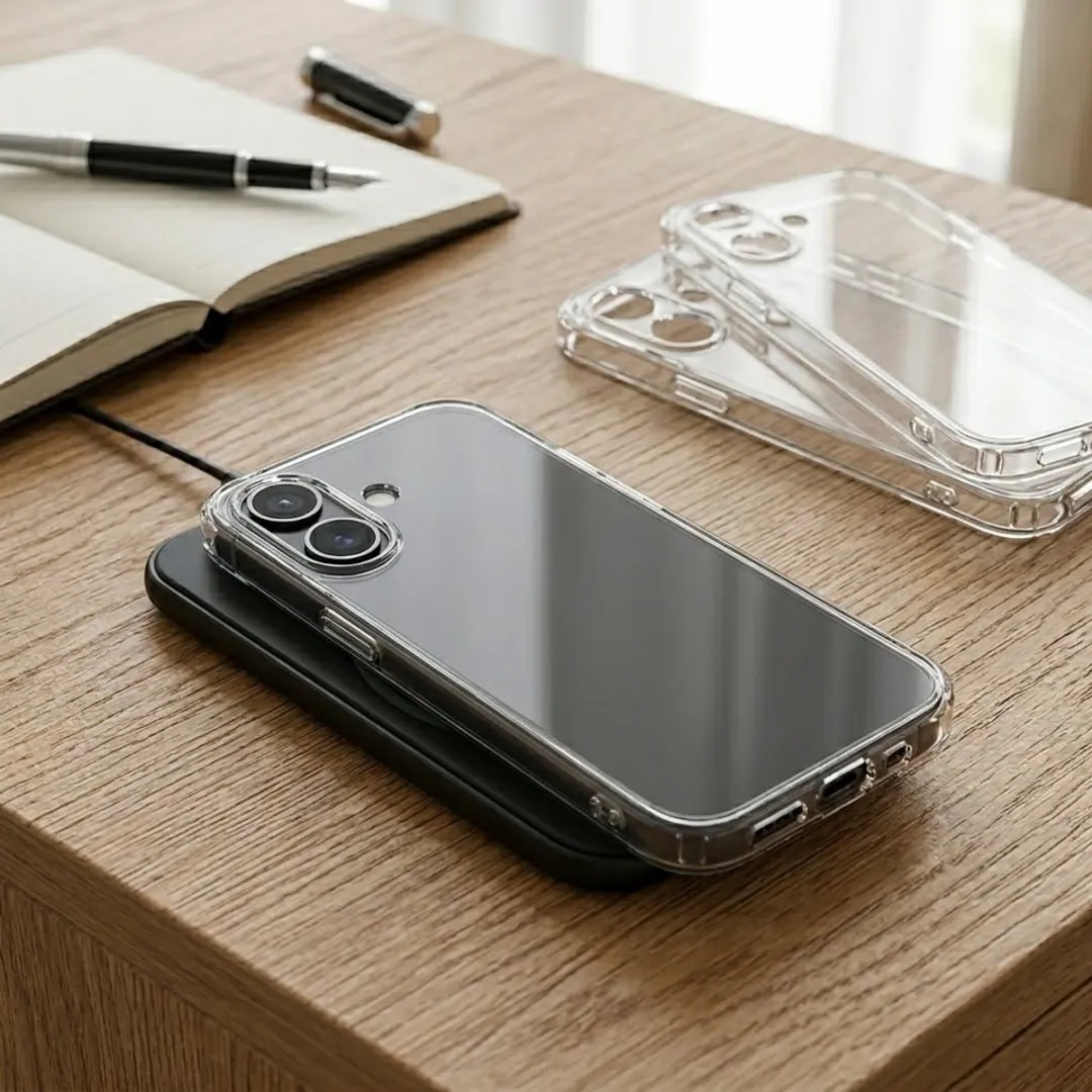 NUVEX iPhone 17 Transparant Hoesje Set - 3 Stuks