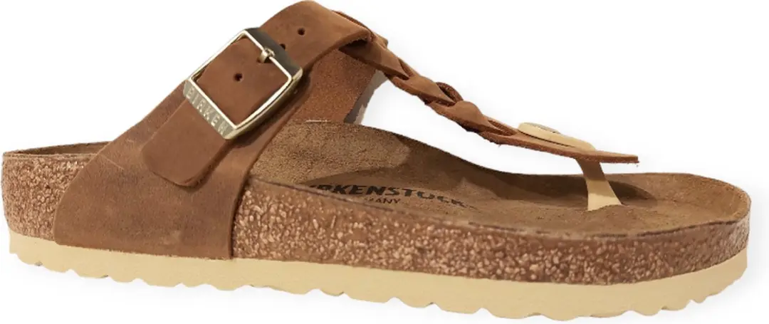 Birkenstock Gizeh Braided Oiled Leather