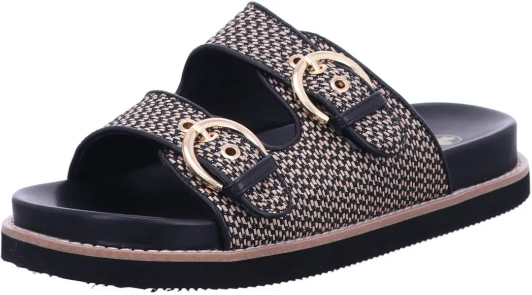 Rieker dames slippers zwart maat 42