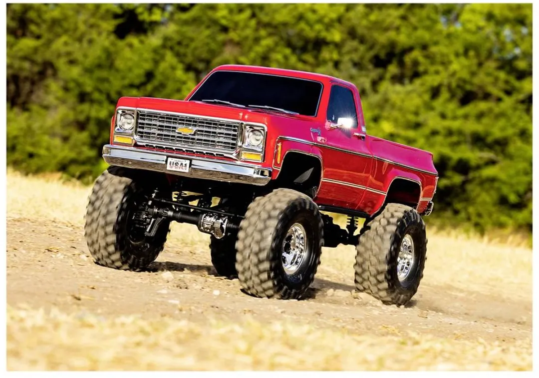 Traxxas TRX-4 Chevrolet K10 Rood RC Auto - 4WD