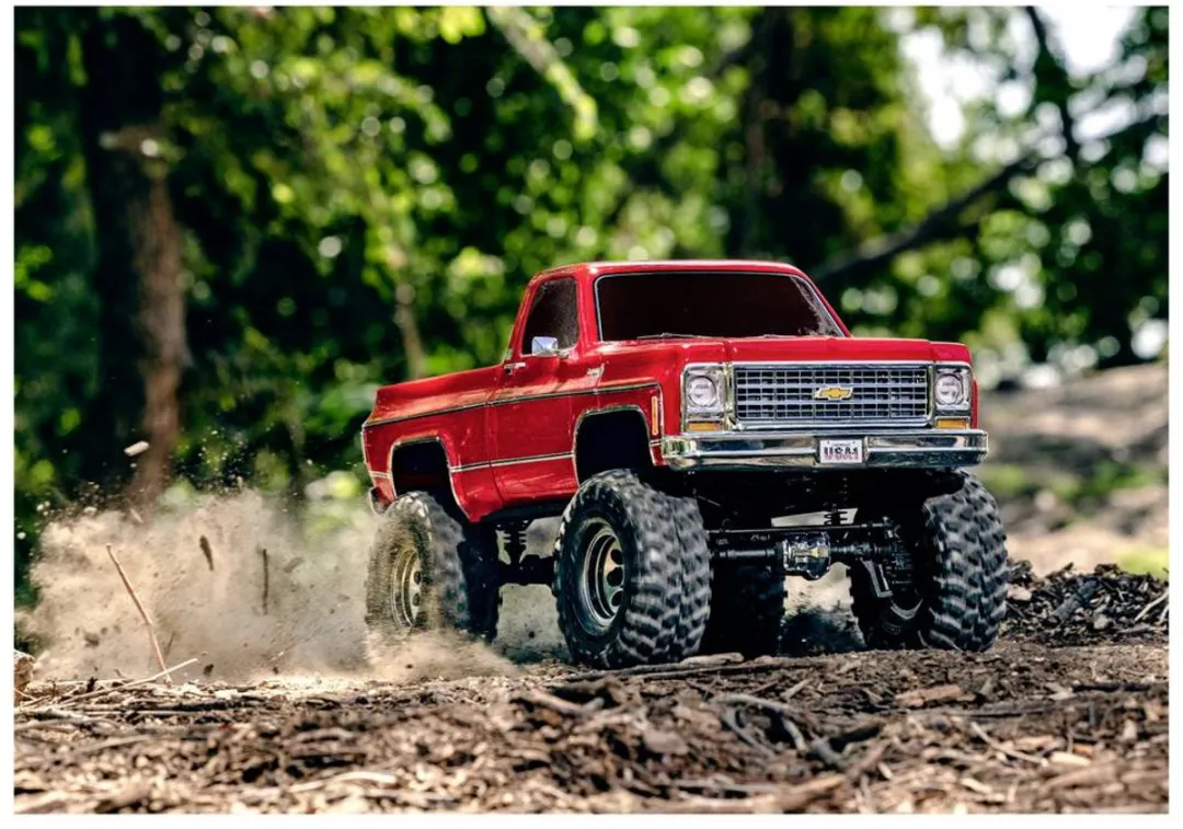Traxxas TRX-4 Chevrolet K10 Rood RC Auto - 4WD