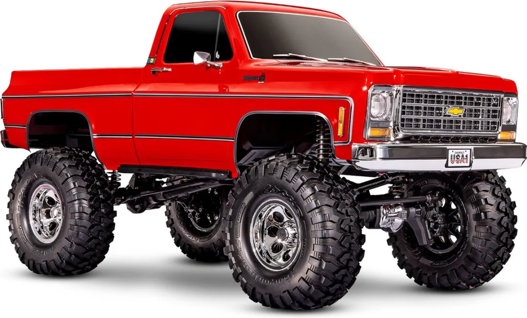 Traxxas TRX-4 Chevrolet K10 Rood RC Auto