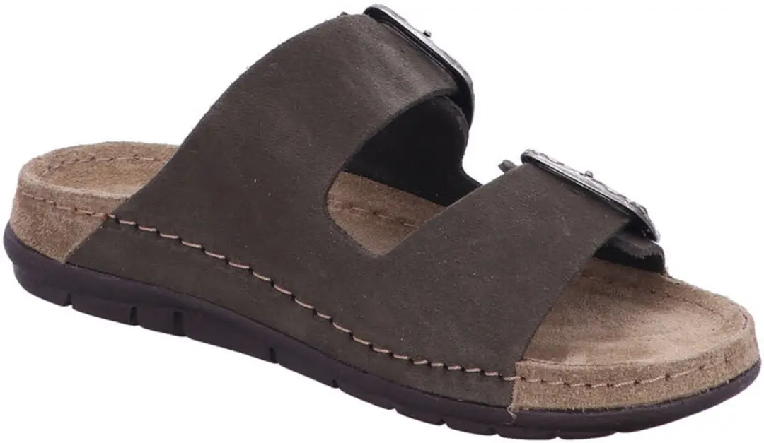 Rohde dames slippers olijfgroen maat 38