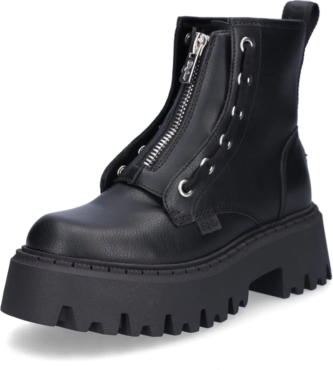 Buffalo dameslaars Aspen Front Zip zwart