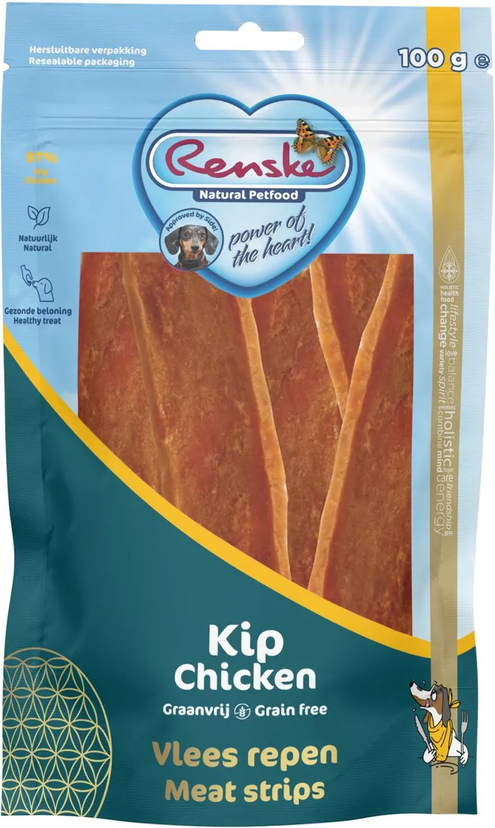Renske Gezonde Beloning Lam Vleesstrips - 1 Stuk