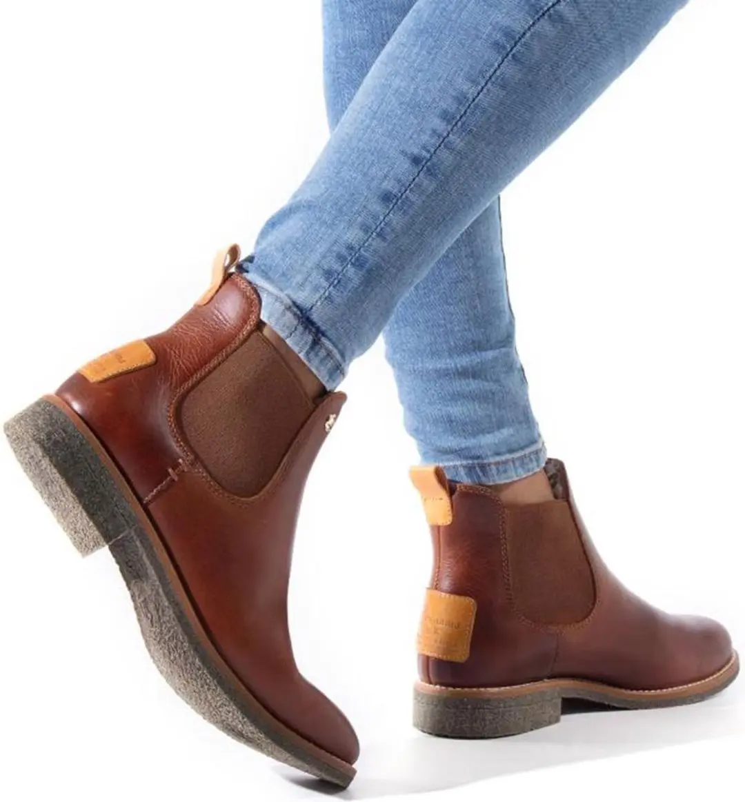 Panama Jack Giordana Igloo Chelsea boots - Cognac - 37 - afbeelding 5 van 6