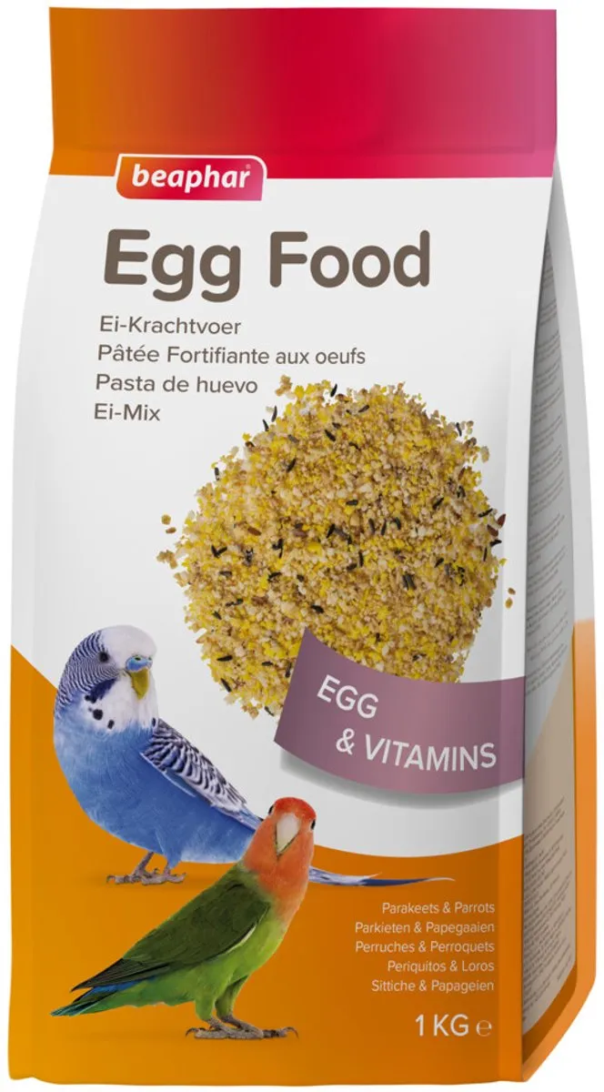 Beaphar Ei-krachtvoer Parkieten & Papegaaien 5x1kg